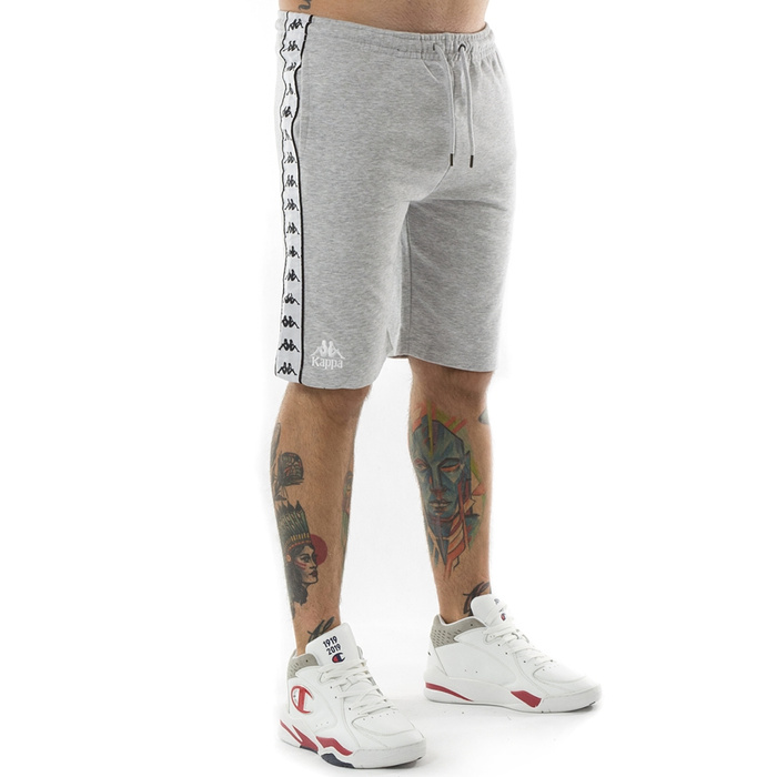 Krótkie spodenki Kappa shorts Emilio grey melange