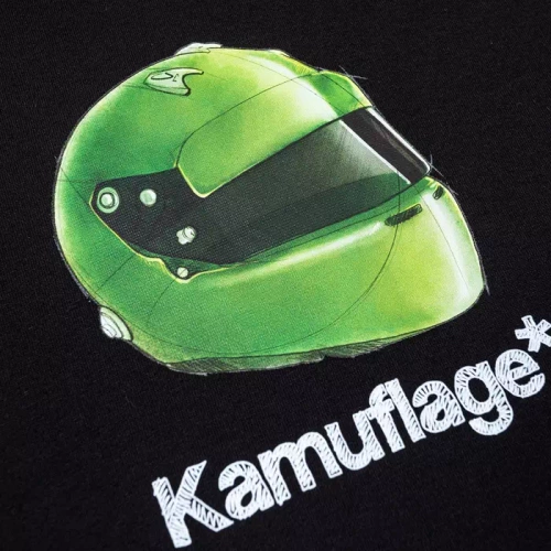 Kamuflage* koszulka męska Formula black
