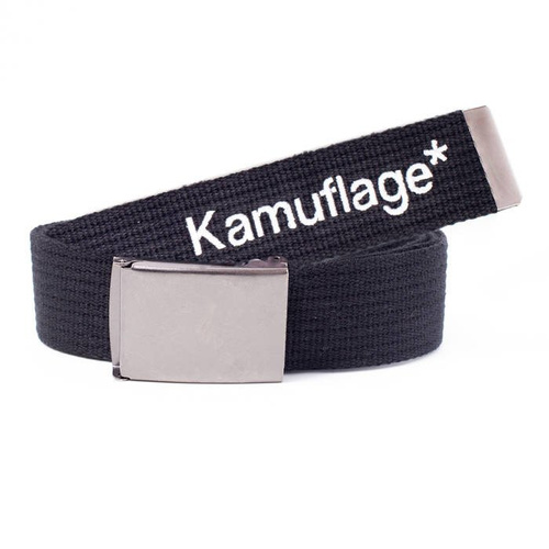 Kamuflage* belt Classic black / silver