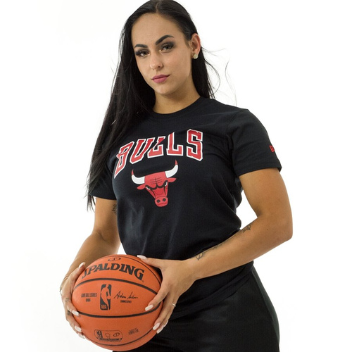 Koszulka damska New Era t-shirt Team Logo Chicago Bulls black