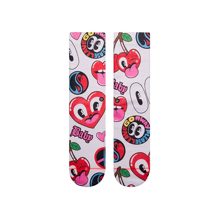 Skarpety damskie Stance socks Foundation Women Fancy white