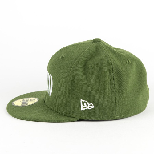 Czapka z daszkiem MAT Wear x New Era fitted KATO Script olive / white 59FIFTY 40