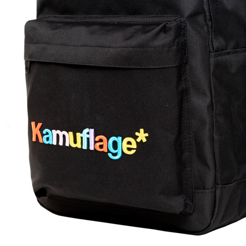 Kamuflage* Backpack Candy black