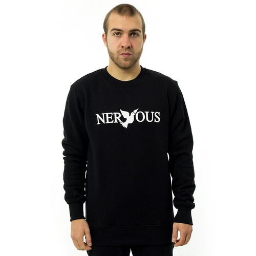 Nervous Bluza męska crewneck FA19 Classic black / white