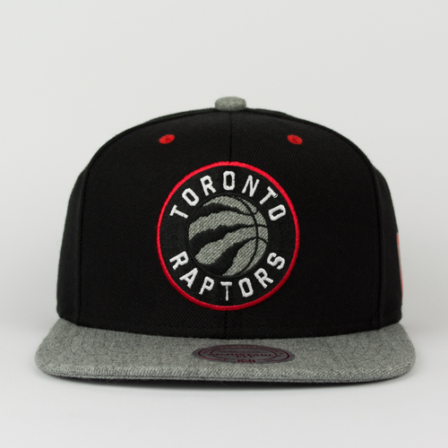 Czapka Mitchell and Ness snapback Grey Tist Toronto Raptors black / grey