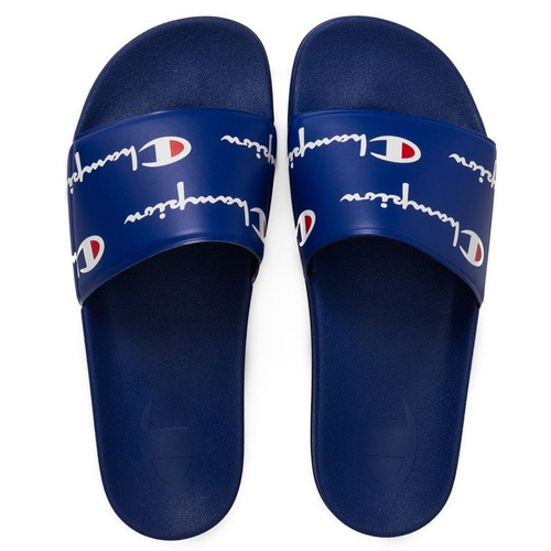 Champion Klapki damskie Slide PD All Over Print navy (S21421-BS036) 