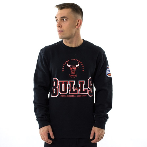 Bluza męska Mitchell and Ness crewneck Technical Foul Chicago Bulls black