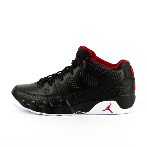 Air Jordan 9 Retro Low Bred Black / University Red-White (832822-001)