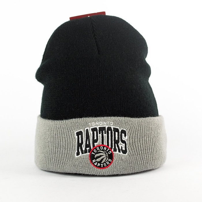 Czapka zimowa Mitchell and Ness Arched Cuff Knit Toronto Raptors black / grey
