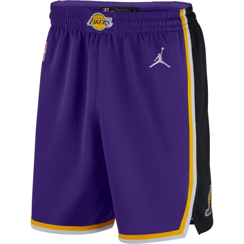 Spodenki koszykarskie NBA Jordan shorts Statement Swingman Edition Los Angeles Lakers purple (kolekcja młodzieżowa)