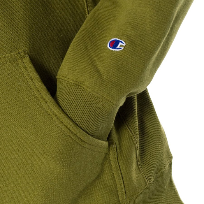 Champion sweatshirt Reverse Weave hoody Emb. Script Logo khaki (212574/F19/GS543)
