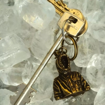 Carhartt WIP brelok Siberian Parka Keychain gold