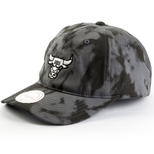 Mitchell and Ness strapback Multi Colour Acid Wash Dad Hat Chicago Bulls black