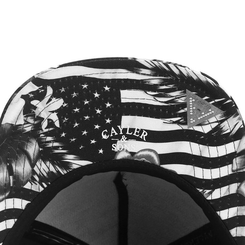 Cayler and Sons snapback Cee Flagged black / white
