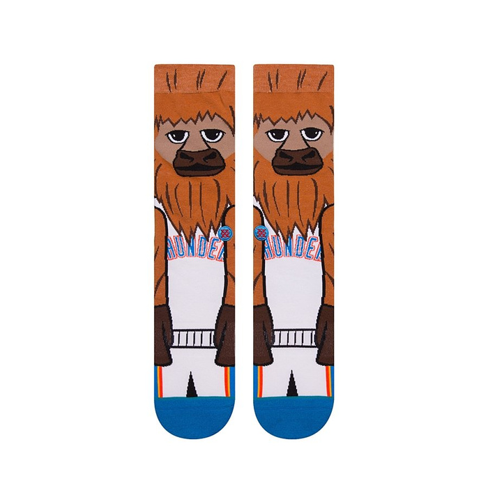 Skarpety Stance socks NBA Arena Thunder Bison brown