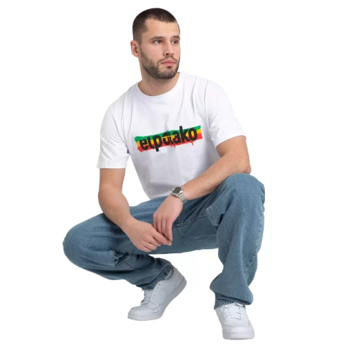 El Polako t-shirt Rasta white