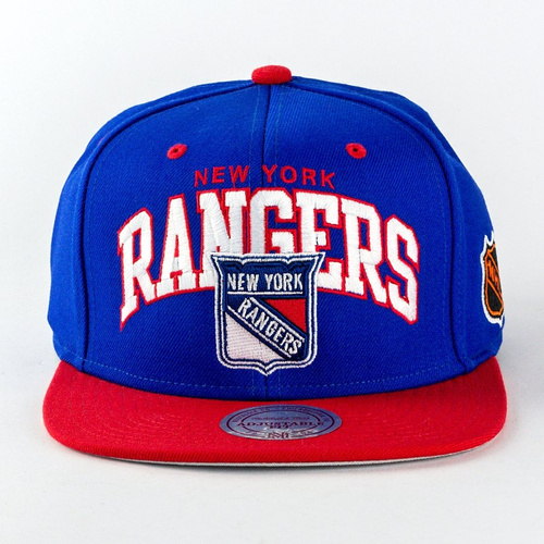 Mitchell and Ness snapback Team Arch New York Rangers royal / red