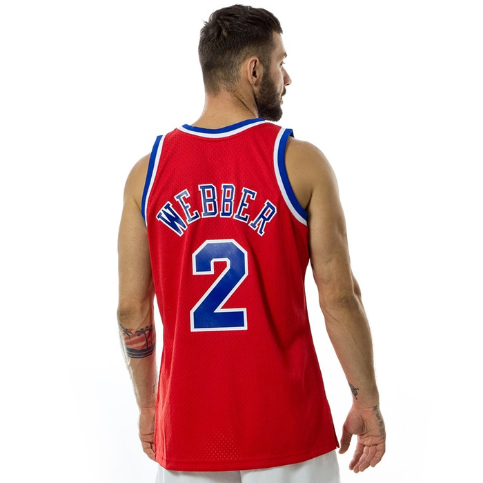 Koszulka męska Mitchell and Ness swingman jersey Washington Bullets Chris Webber 1994-95 red