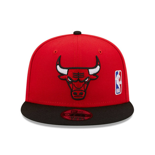 New Era czapka z daszkiem snapback 9FIFTY NBA Team Arch Chicago Bulls red / black