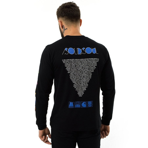 Motown x Carhartt WIP longsleeve Sublabels black