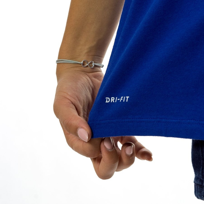 Koszulka damska Nike t-shirt Icon Name & Number Golden State Warriors Steph Curry blue / yellow (EZ2B711F1-NDJ)