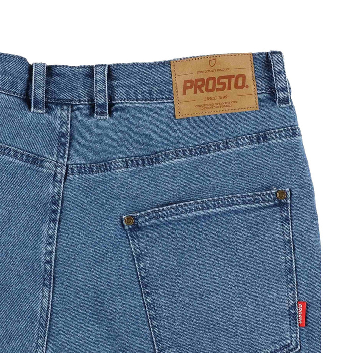 Prosto Klasyk spodnie jeansowe męskie Pants Baggy Fit Oyeah blue