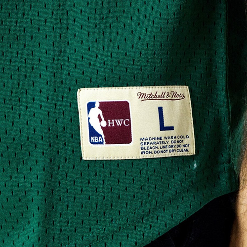 Koszulka męska Mitchell and Ness t-shirt Shawn Kemp #40 Player Name & Number Mesh Seatlle SuperSonics green