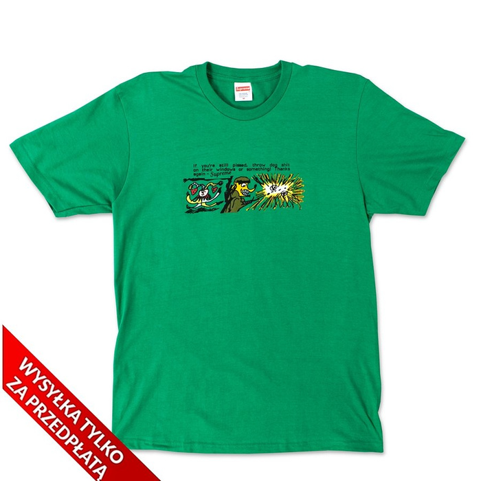 Supreme t-shirt Dog Shit Tee green