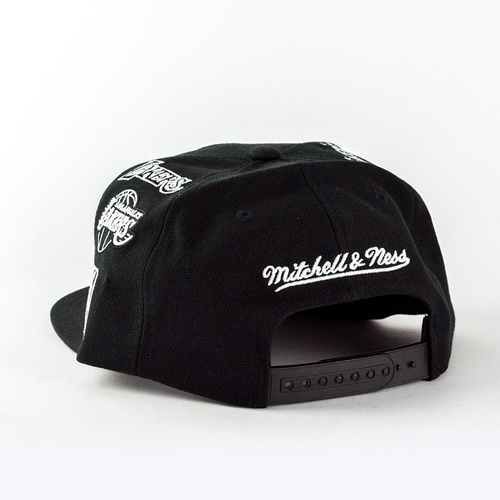 Mitchell and Ness snapback Team Logo History Los Angeles Lakers black