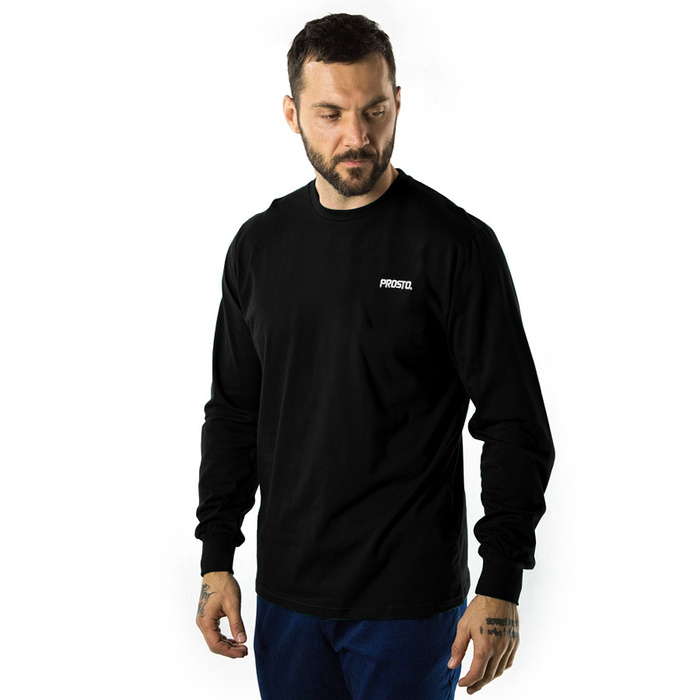  Prosto Klasyk Koszulka męska z długim rękawem longsleeve Mimin black