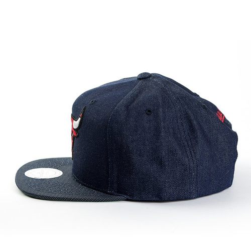 Mitchell and Ness snapback Raw Denim Chicago Bulls denim