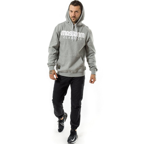 Bluza męska Mass Denim hoody Classics Anniversary light heather grey