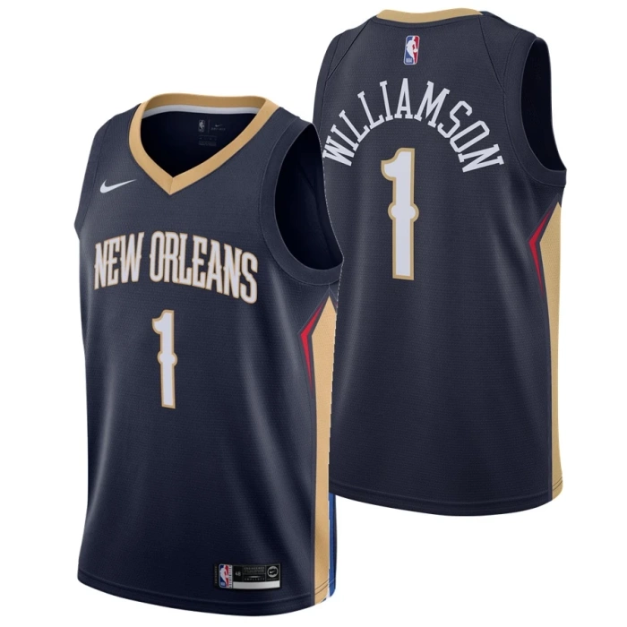 Nike koszulka koszykarska Swingman Jersey NBA Icon Edition New Orleans Pelicans Zion Williamson navy (CW3674-424)