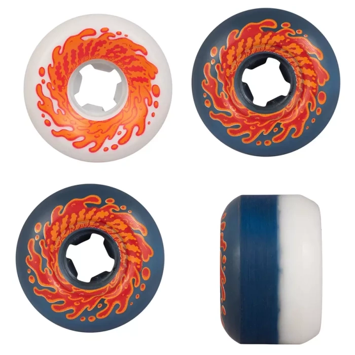 Koła do deskorolki Santa Cruz Skateboards Slime Balls Wheels Vomit Mini 97A white / navy 4szt. (56mm)