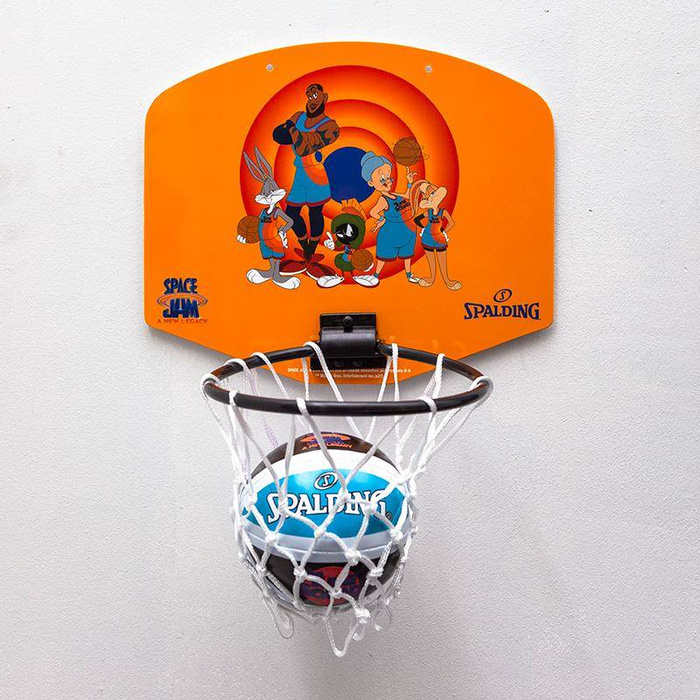 Spalding mini backboard Space Jam TuneSquad orange