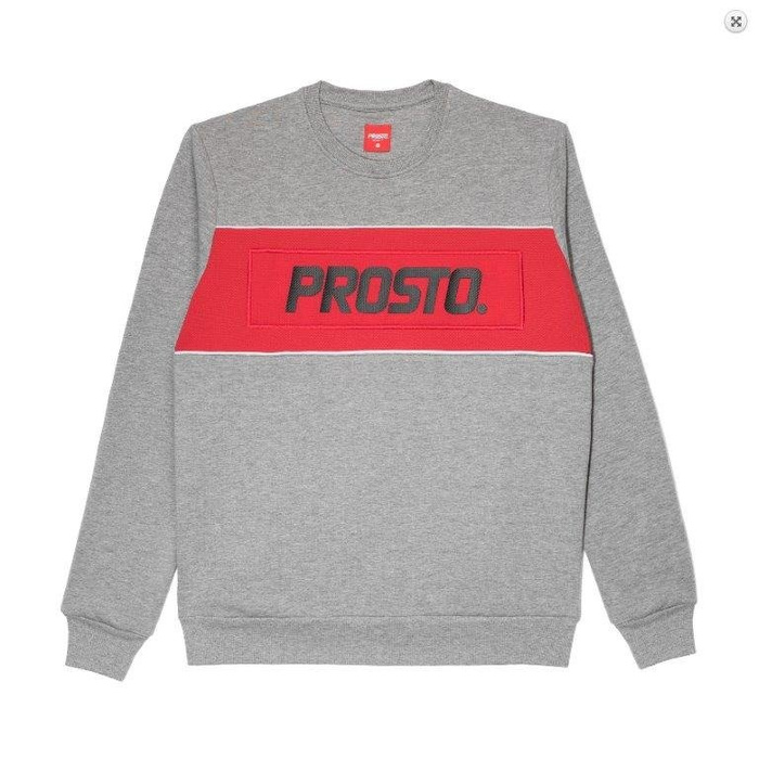 Bluza męska Prosto Klasyk crewneck Gamer grey