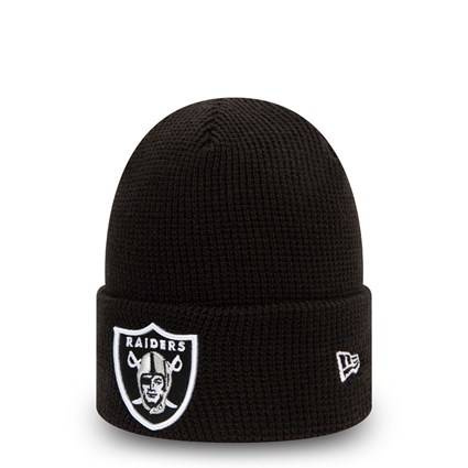 New Era czapka zimowa NFL Team Waffle Cuff Las Vegas Raiders black