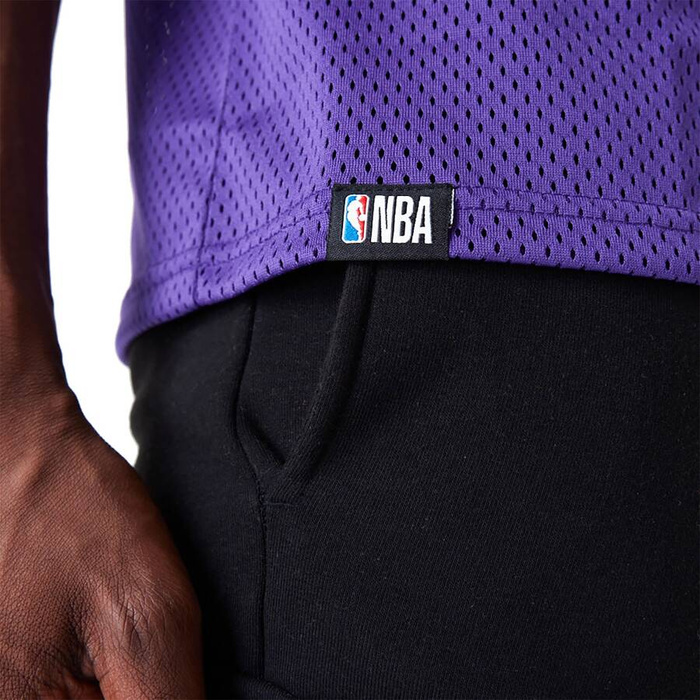 New Era koszulka męska Arch Graphic Jersey T-Shirt NBA Los Angeles Lakers purple