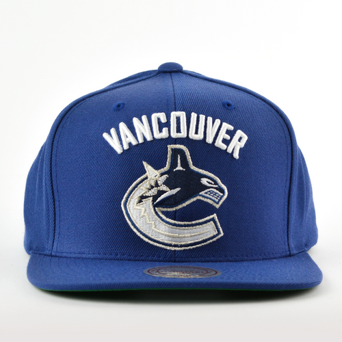 Mitchell and Ness snapback Solid Team Colour SB Vancouver Canucks navy