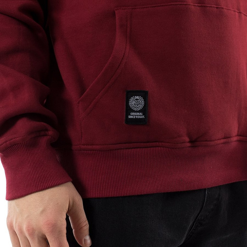 Mass Denim sweatshirt hoody Work claret
