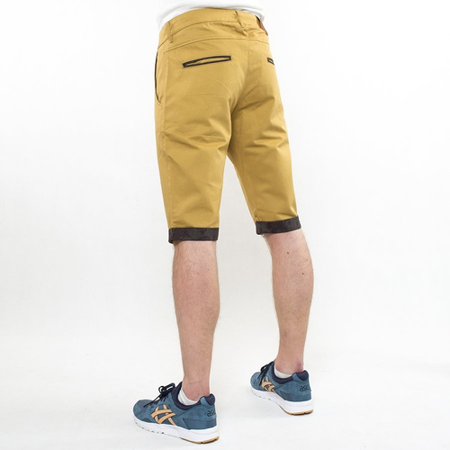 Szorty Polski Wąs chino shorts PW Pattern honey