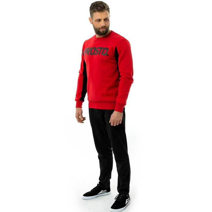 Bluza męska Prosto Klasyk crewneck Classico red