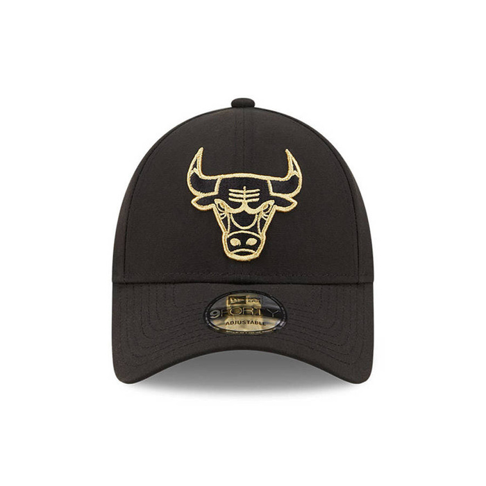 New Era snaapback 9FORTY Black & Gold NBA Chicago Bulls black