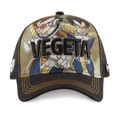 CapsLab czapka z daszkiem Casquette Trucker Dragon Ball Z Vegeta multicolor/black