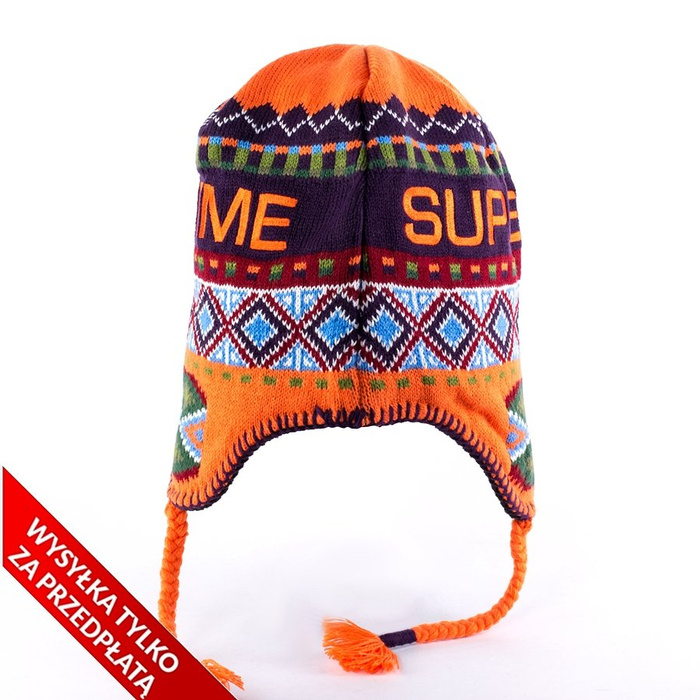 Supreme Nepali Earflap Beanie orange