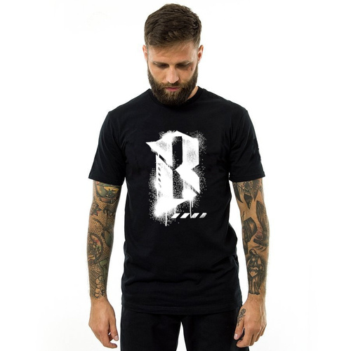 BOR t-shirt B Paint black