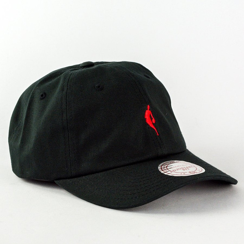 Mitchell and Ness strapback Little Dribbler Dad Hat black / red
