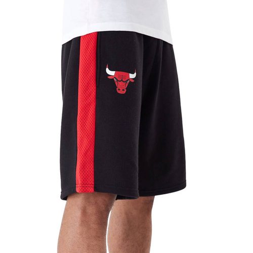 New Era krótkie spodenki męskie Mesh Panel NBA Chicago Bulls black