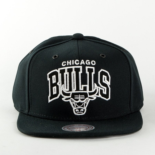 Czapka Mitchell and Ness snapback Black And White Arch Chicago Bulls black