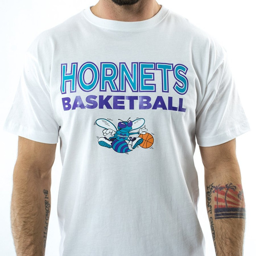 Koszulka męska Mitchell and Ness t-shirt Pure Shooter Charlotte Hornets white